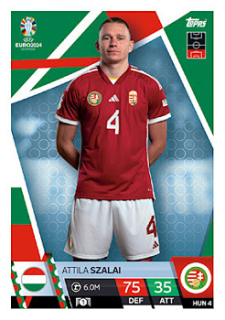 Attila Szalai Hungary Topps Match Attax EURO 2024 #HUN4